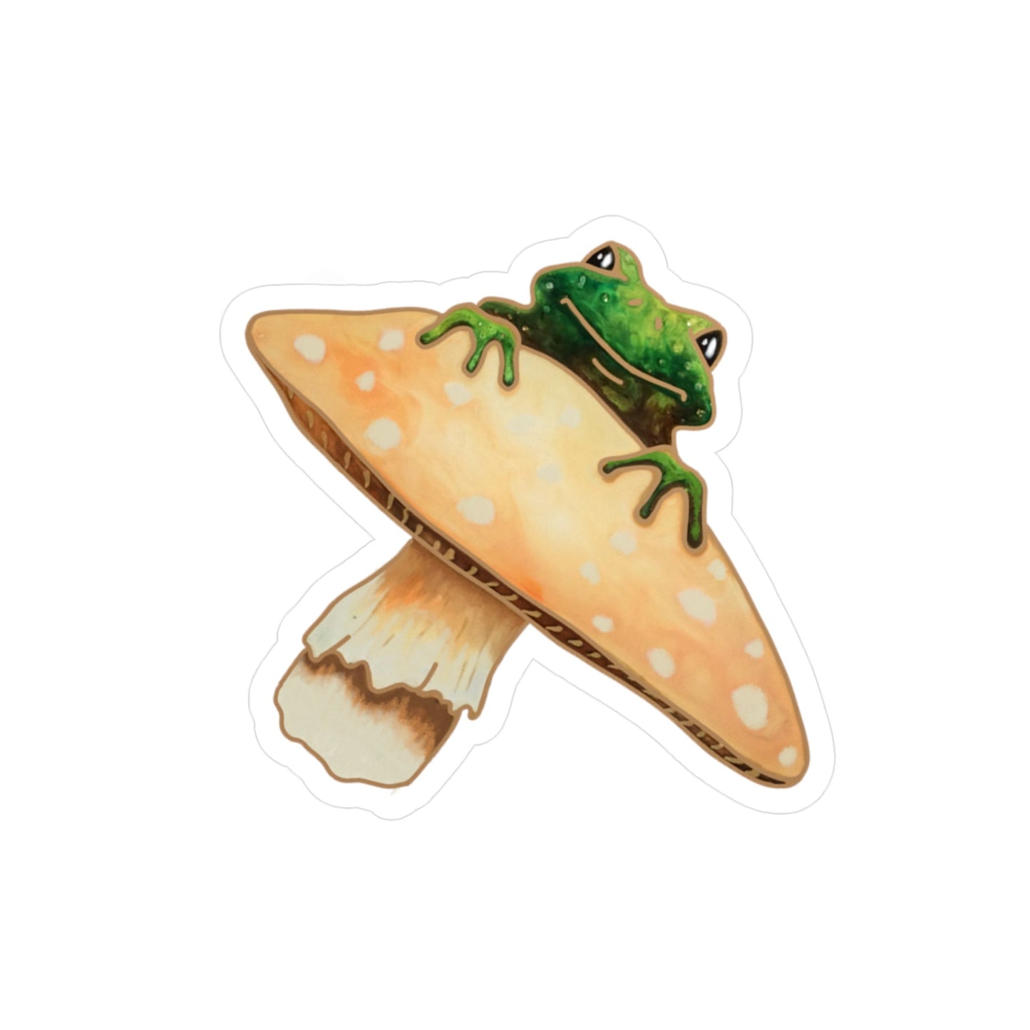Mushroom and Frog Stickers