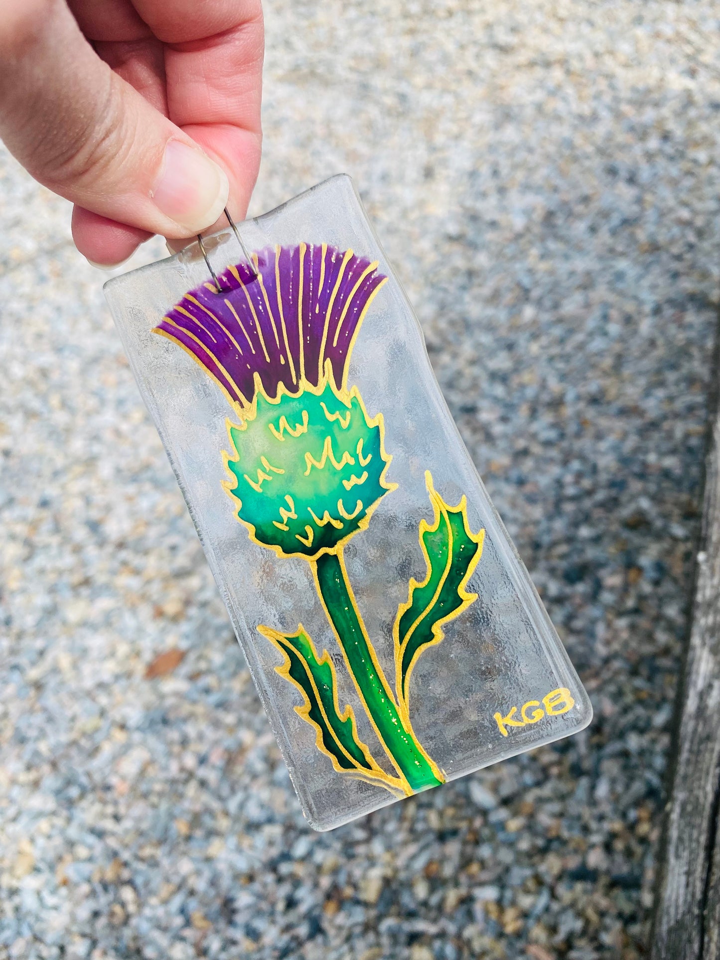 Thistle Sun Catcher