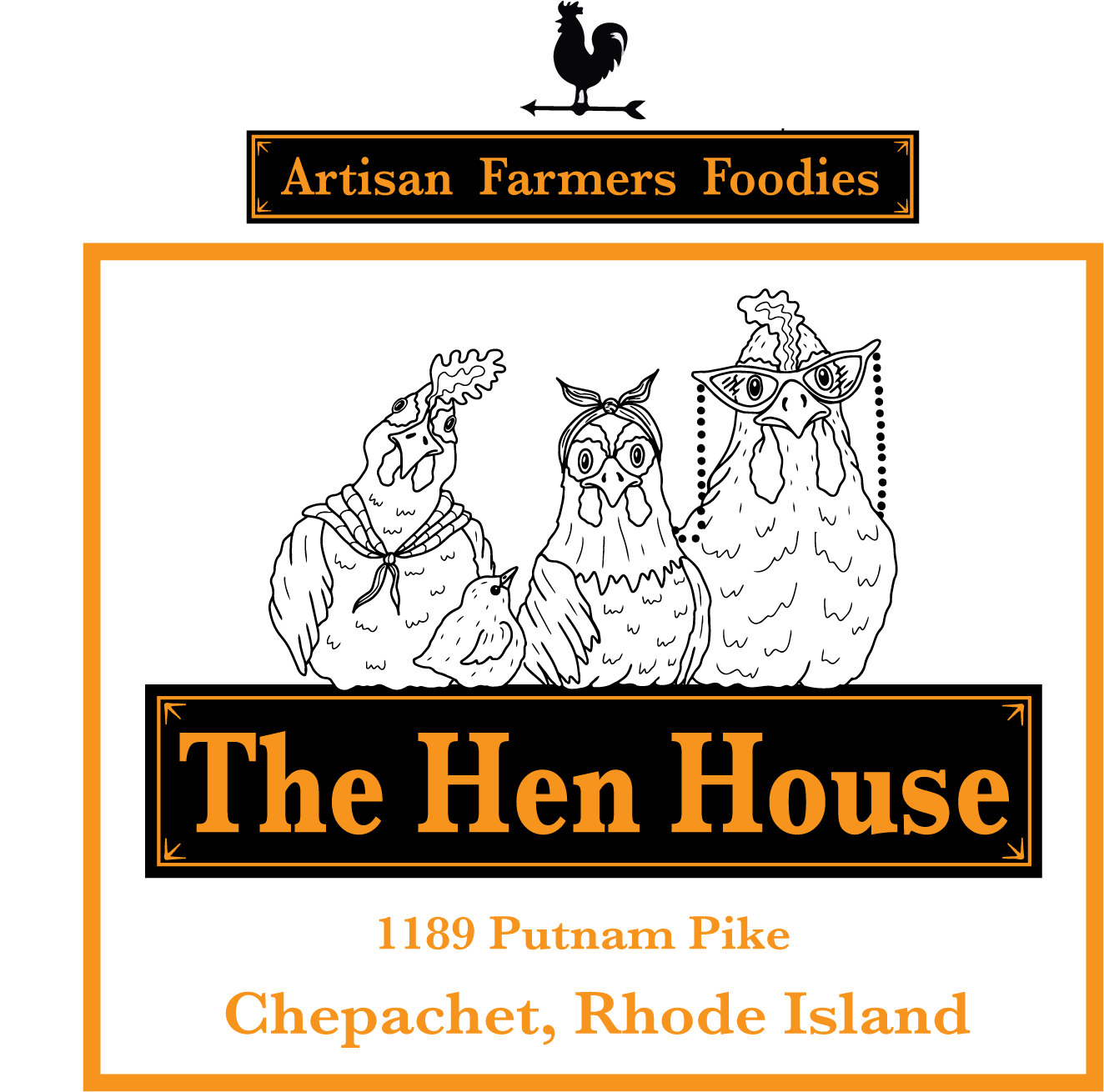 The Hen House Cotton Canvas TOTE BAG