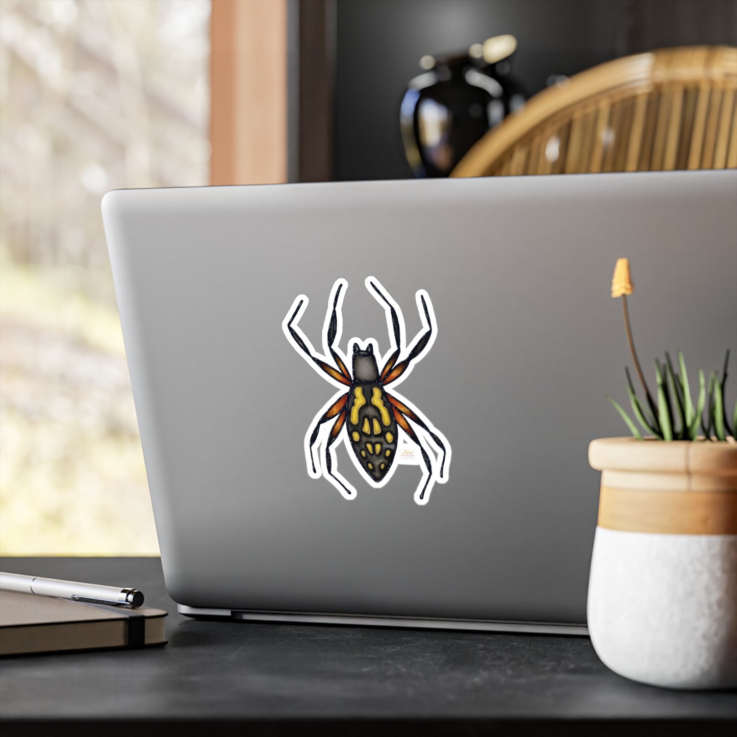 Garden Spider Kiss-Cut Vinyl Decals