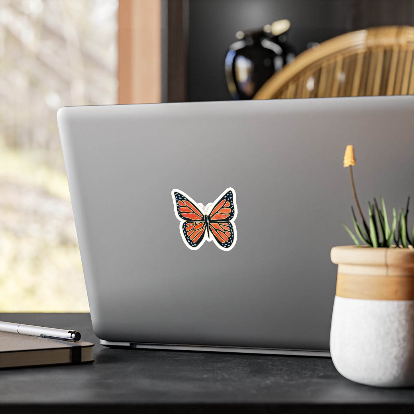 Monarch Butterfly Kiss-Cut Vinyl Decals