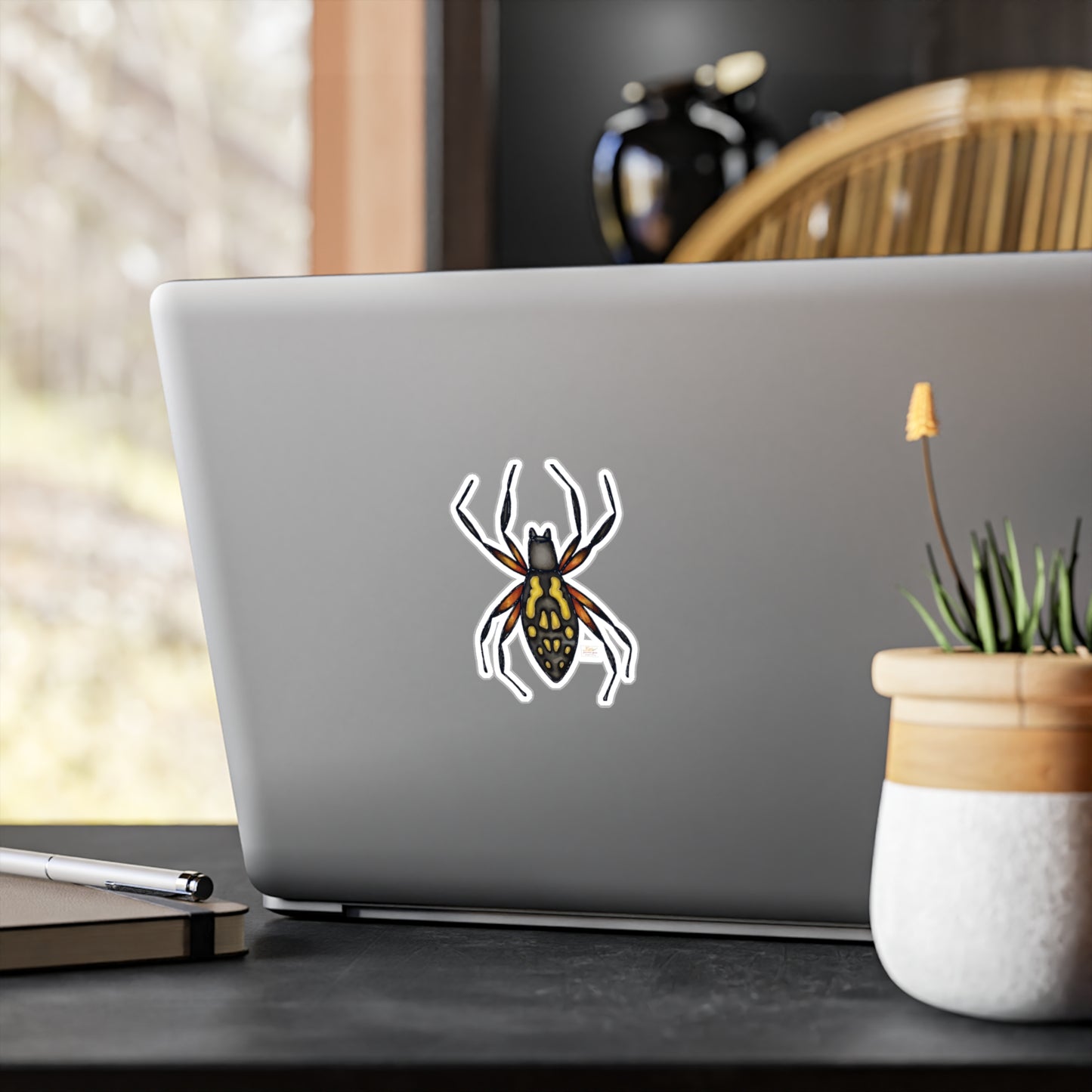 Garden Spider Kiss-Cut Vinyl Decals