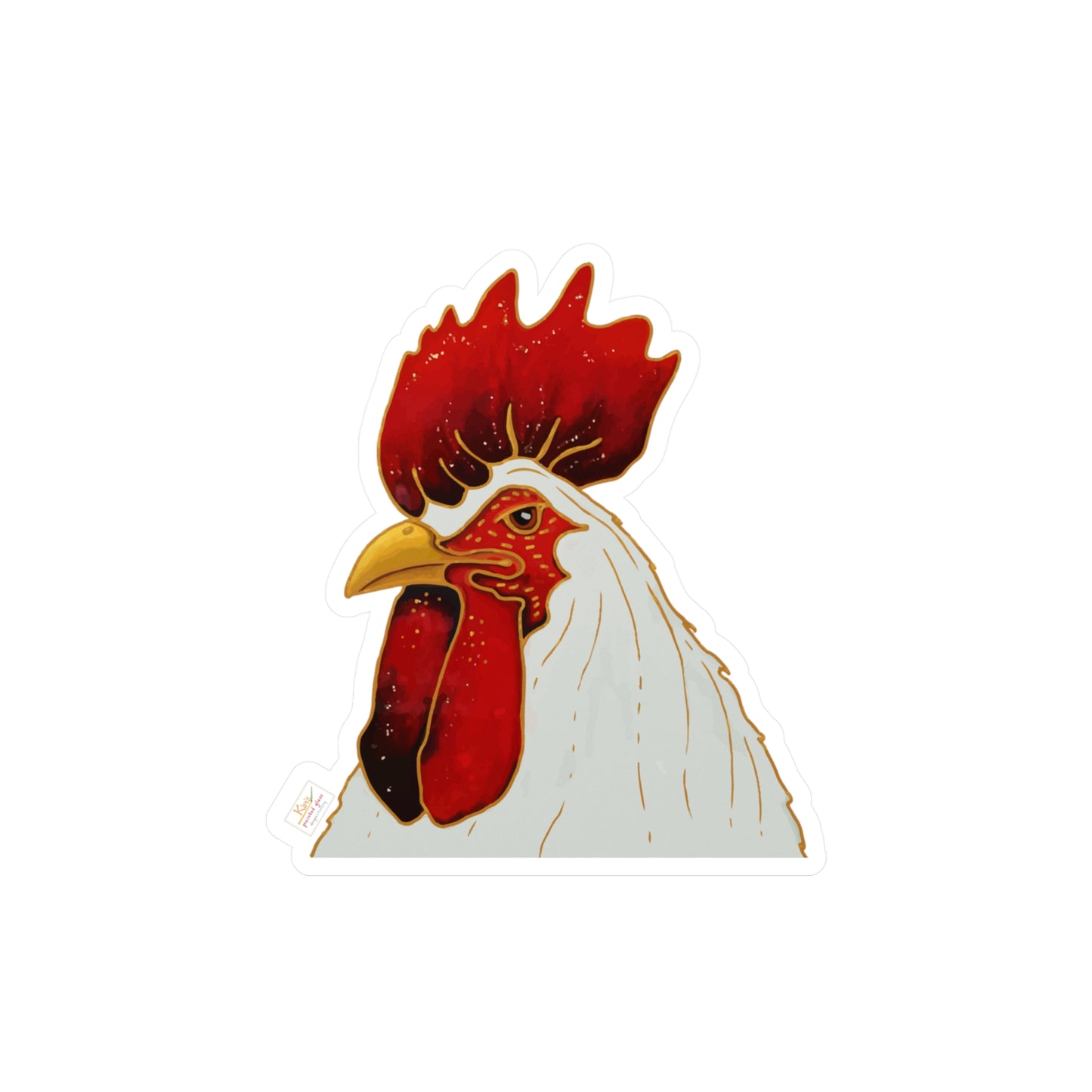 Rooster Kiss-Cut Vinyl Decals