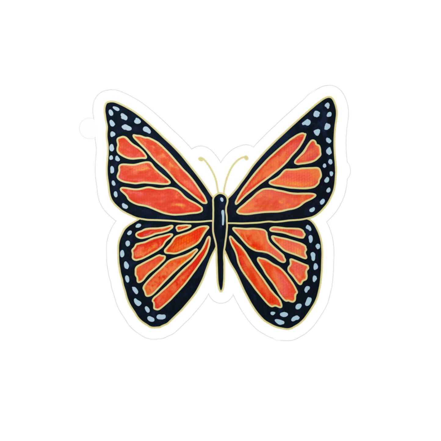 Monarch Butterfly Kiss-Cut Vinyl Decals