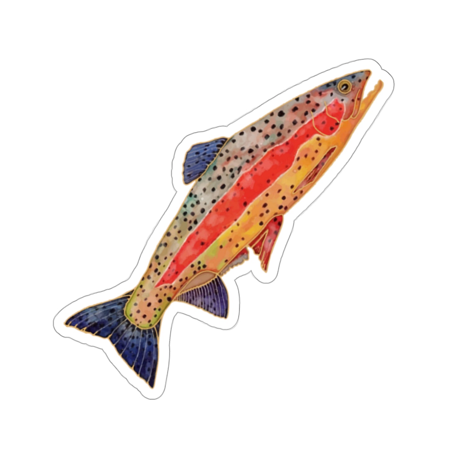 Rainbow Trout Kiss-Cut Stickers