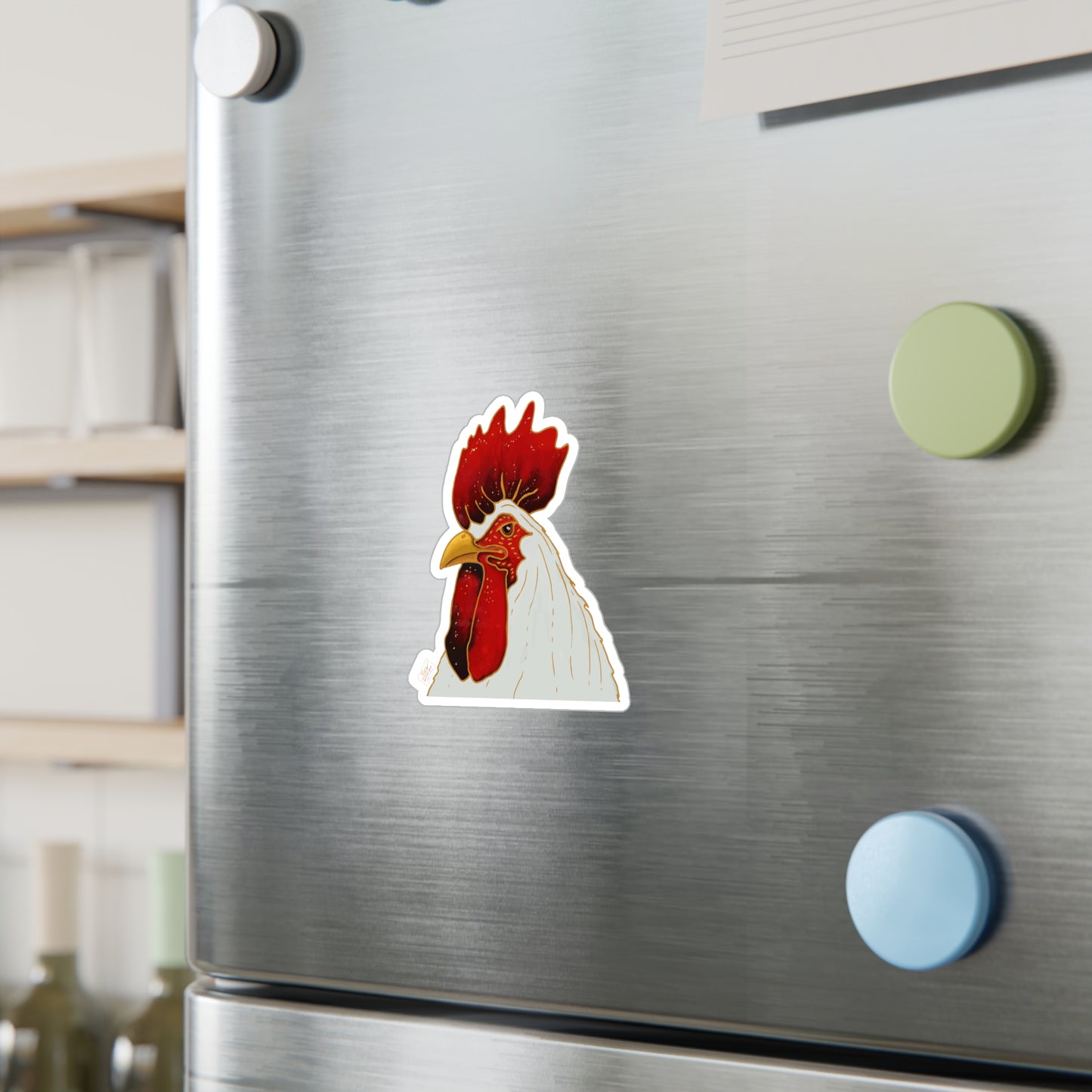 Rooster Kiss-Cut Vinyl Decals