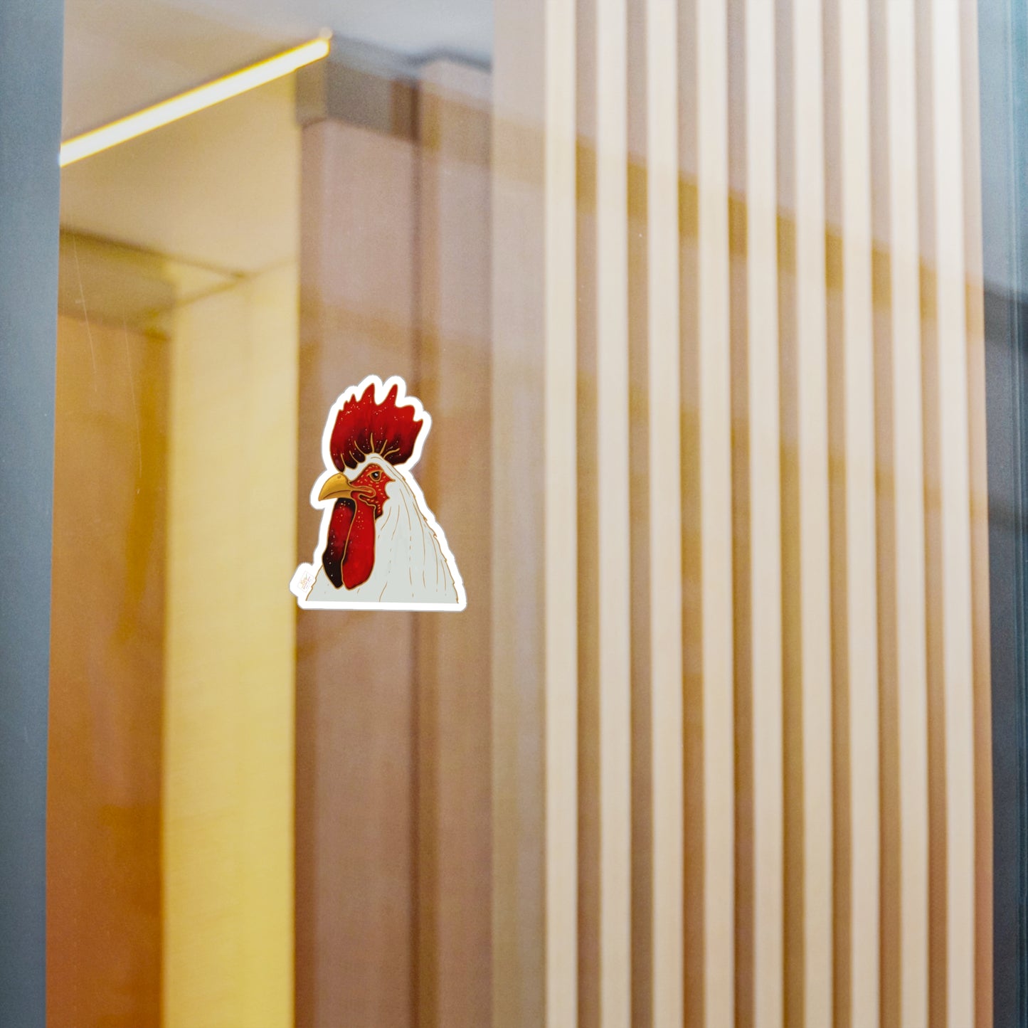 Rooster Kiss-Cut Vinyl Decals