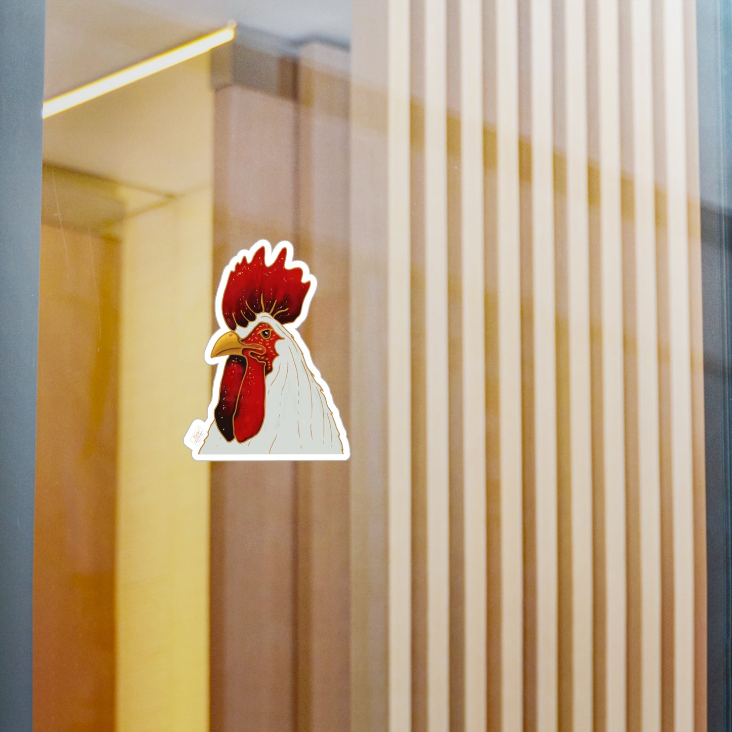 Rooster Kiss-Cut Vinyl Decals