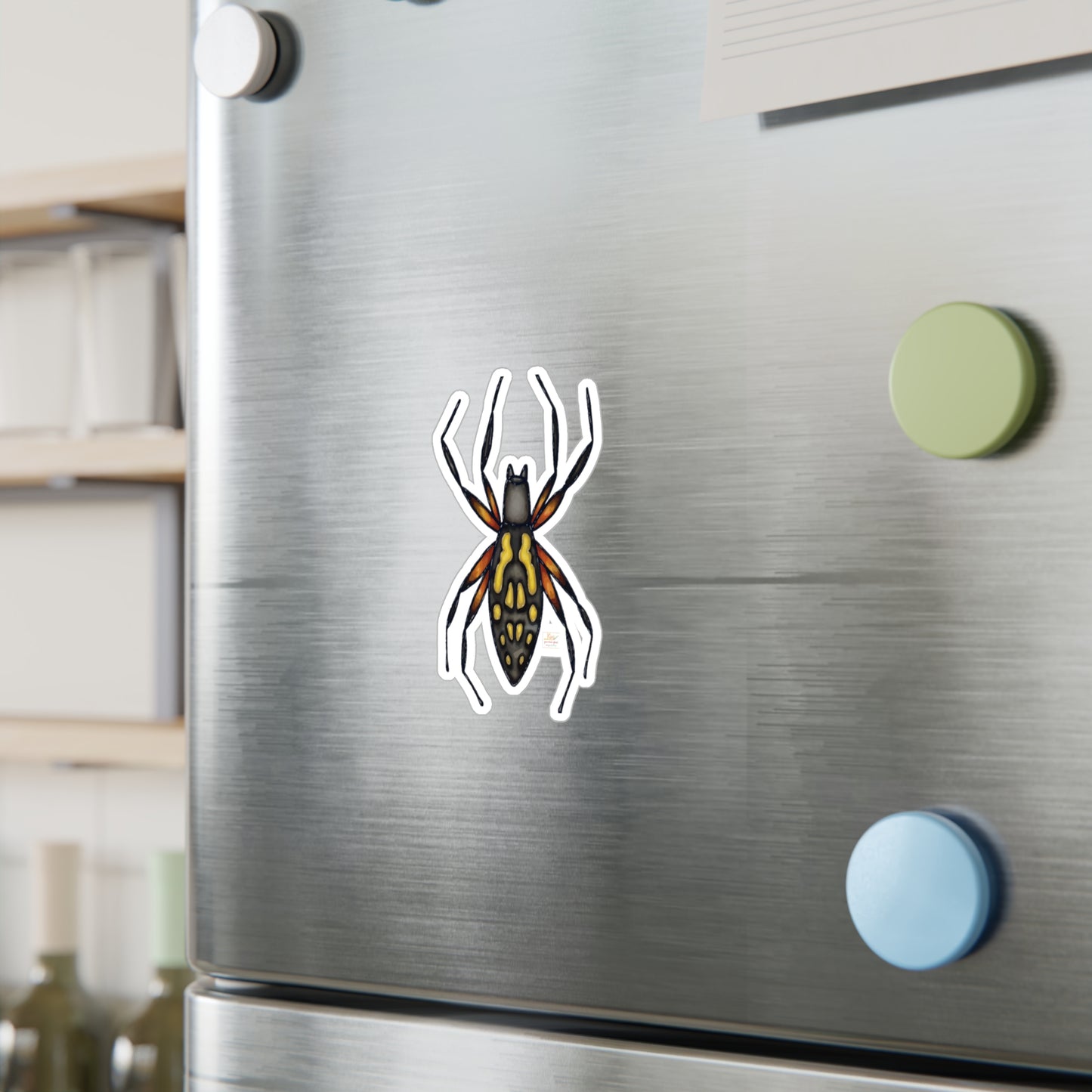 Garden Spider Kiss-Cut Vinyl Decals