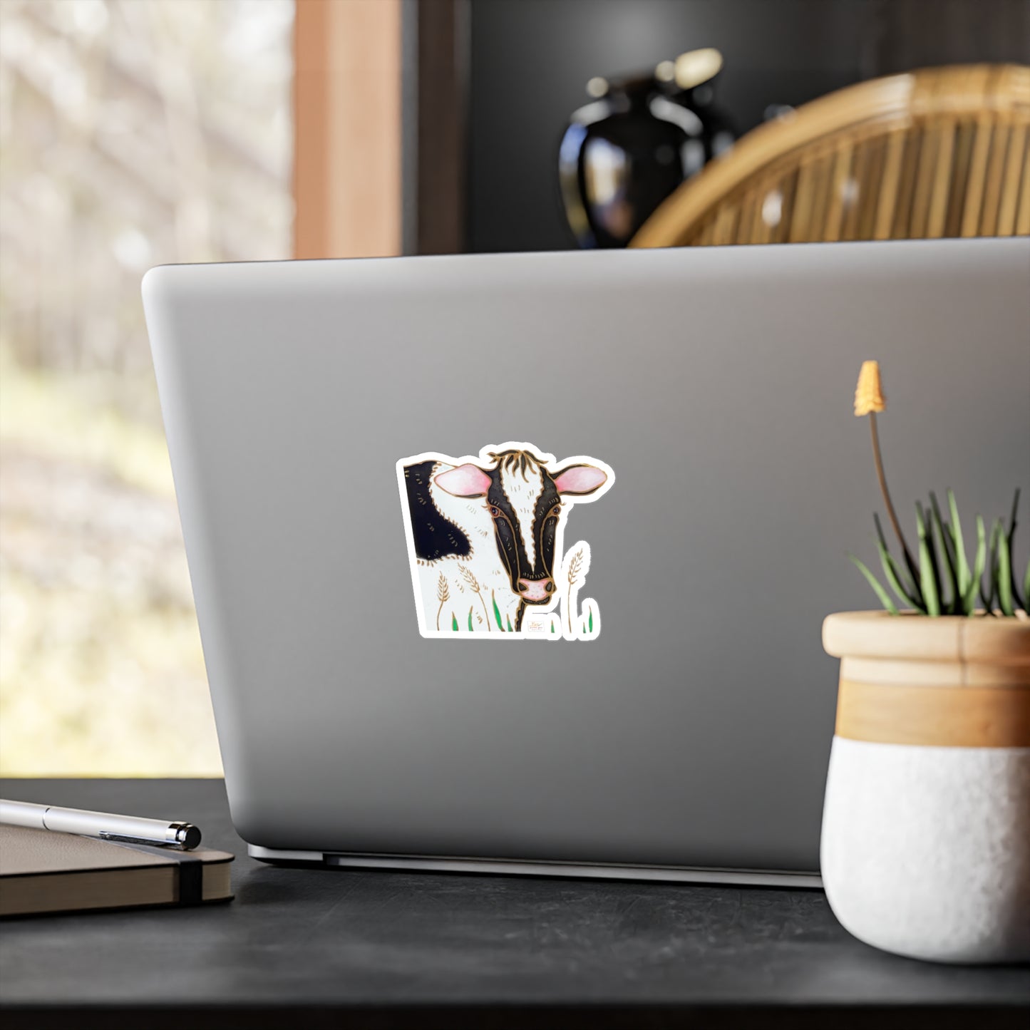 belted Cow Kiss-Cut Vinyl Decals
