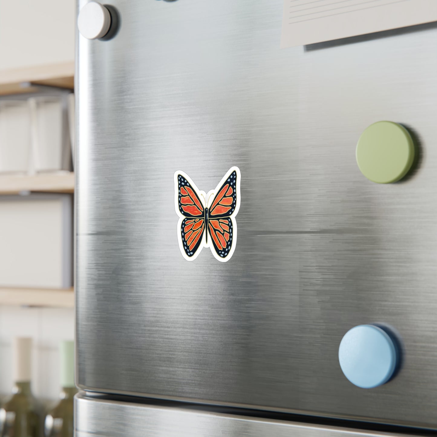 Monarch Butterfly Kiss-Cut Vinyl Decals