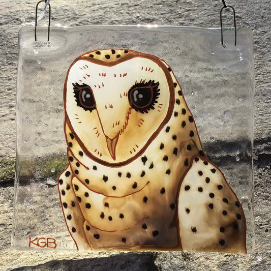 Barn Owl Sun Catcher