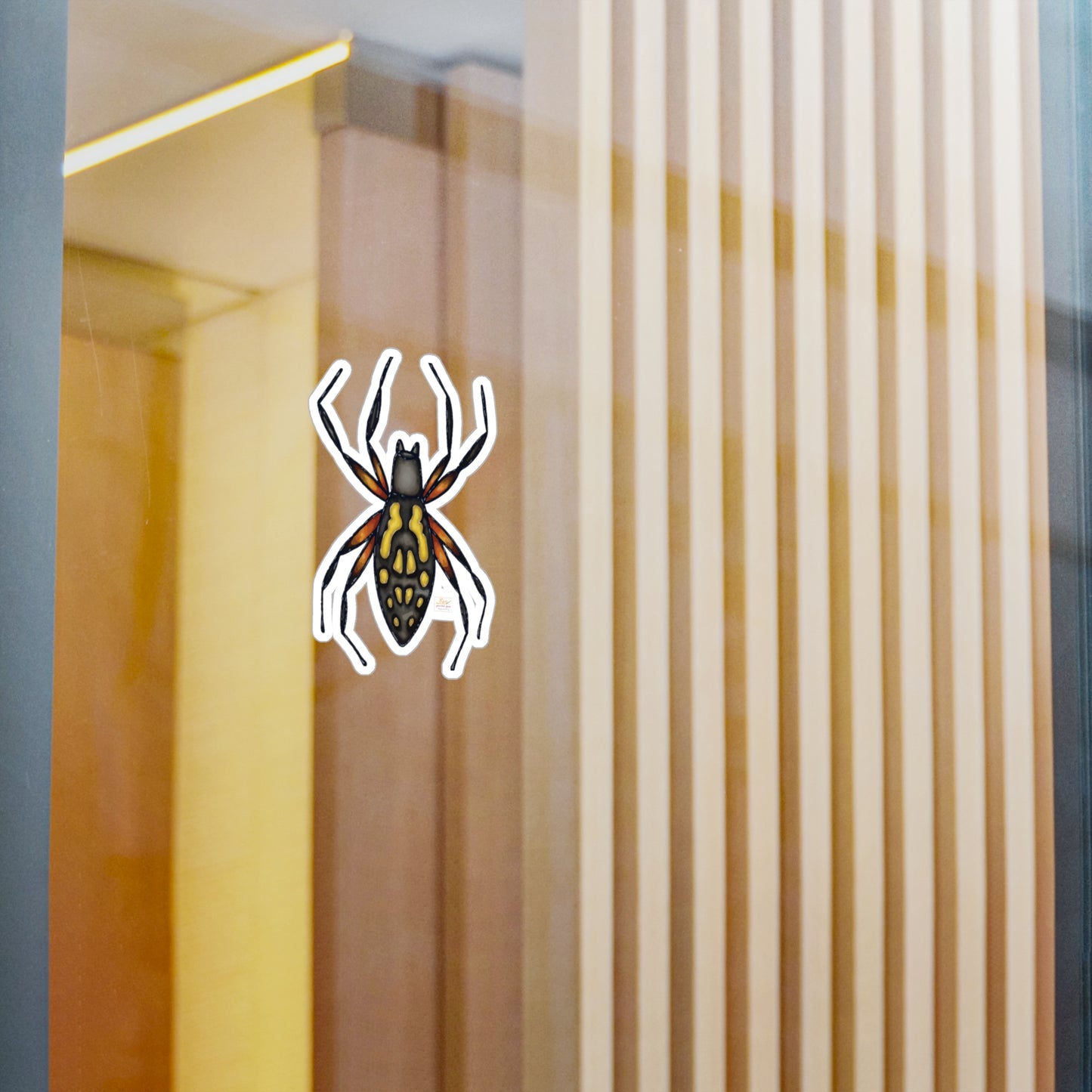 Garden Spider Kiss-Cut Vinyl Decals