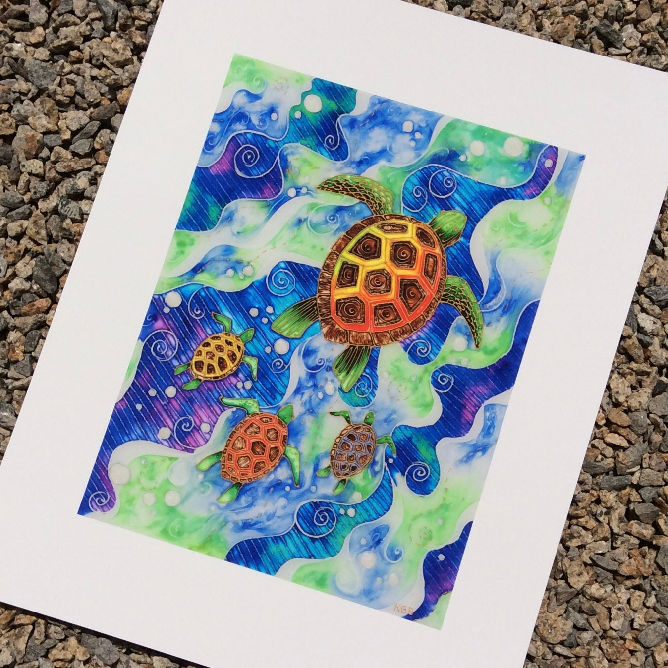 Sea Turtle Art Print