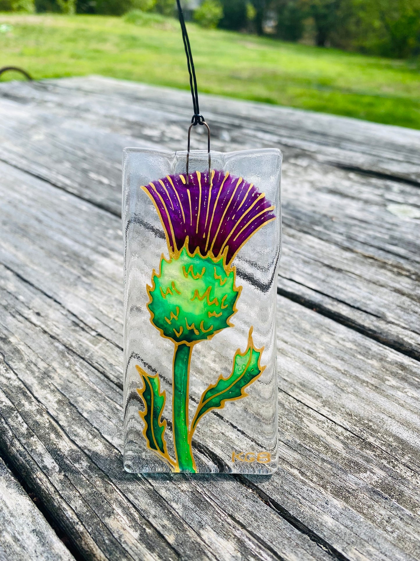 Thistle Sun Catcher
