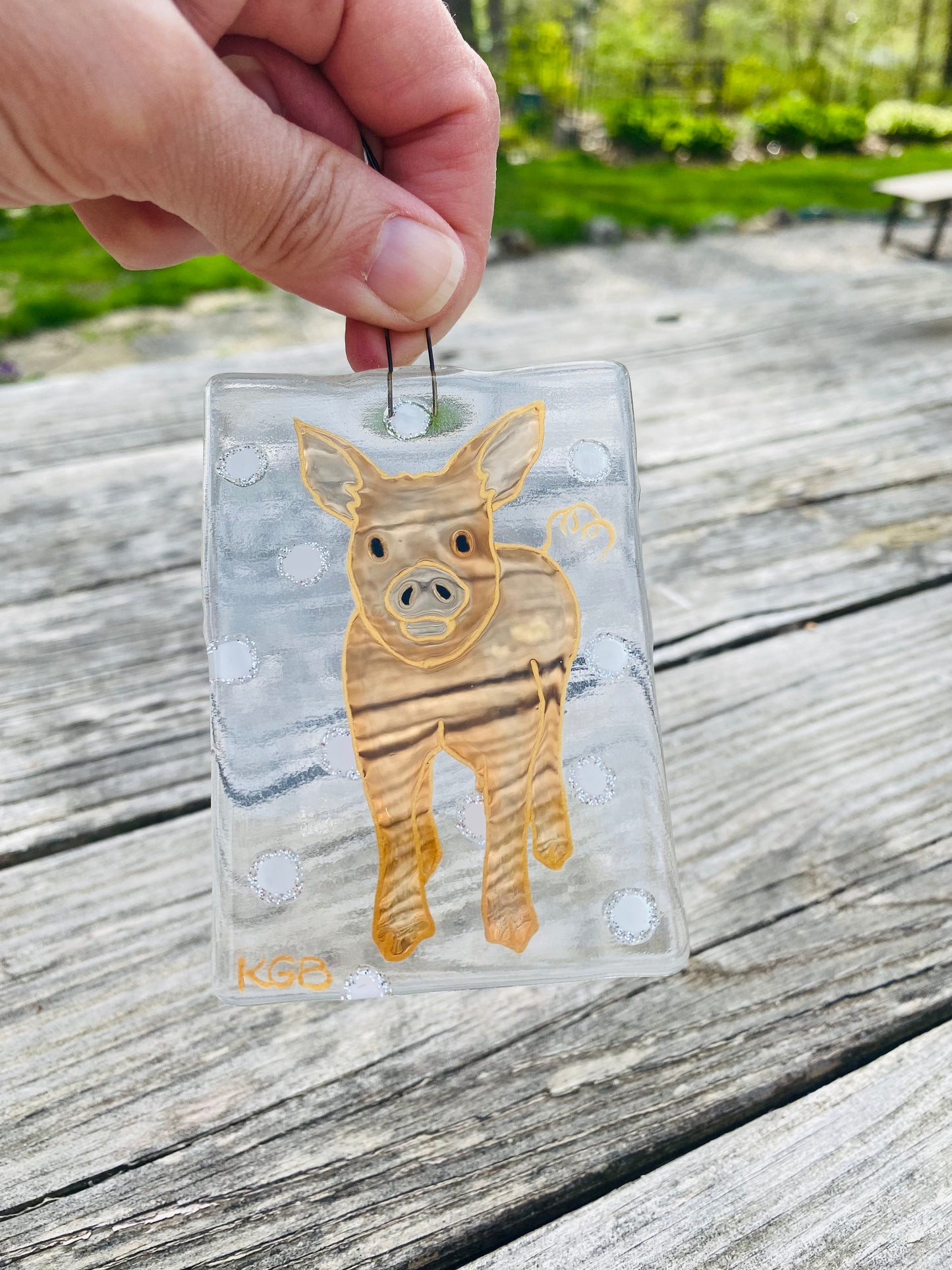 Pig Sun Catcher