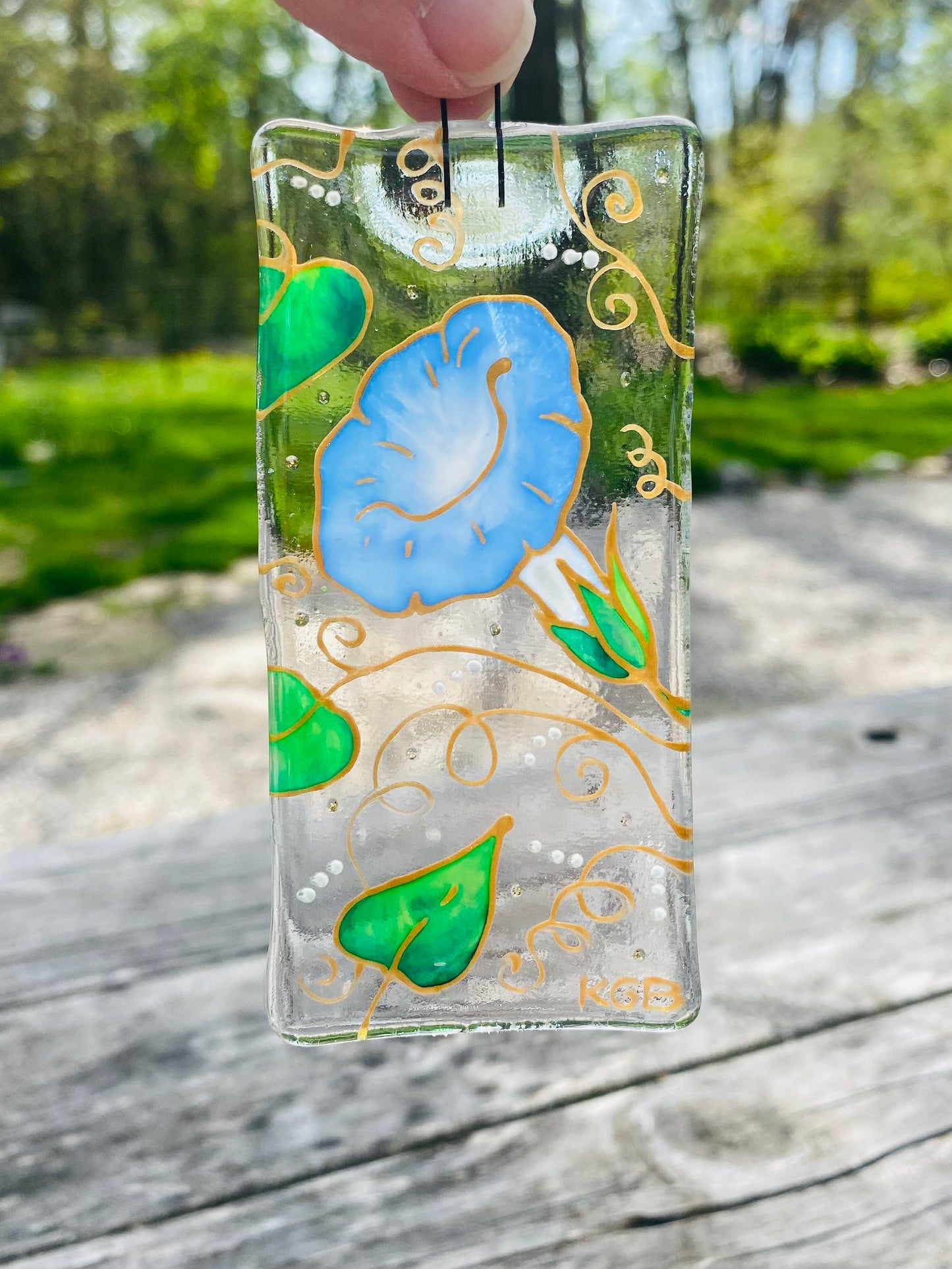 Morning Glories Sun Catcher
