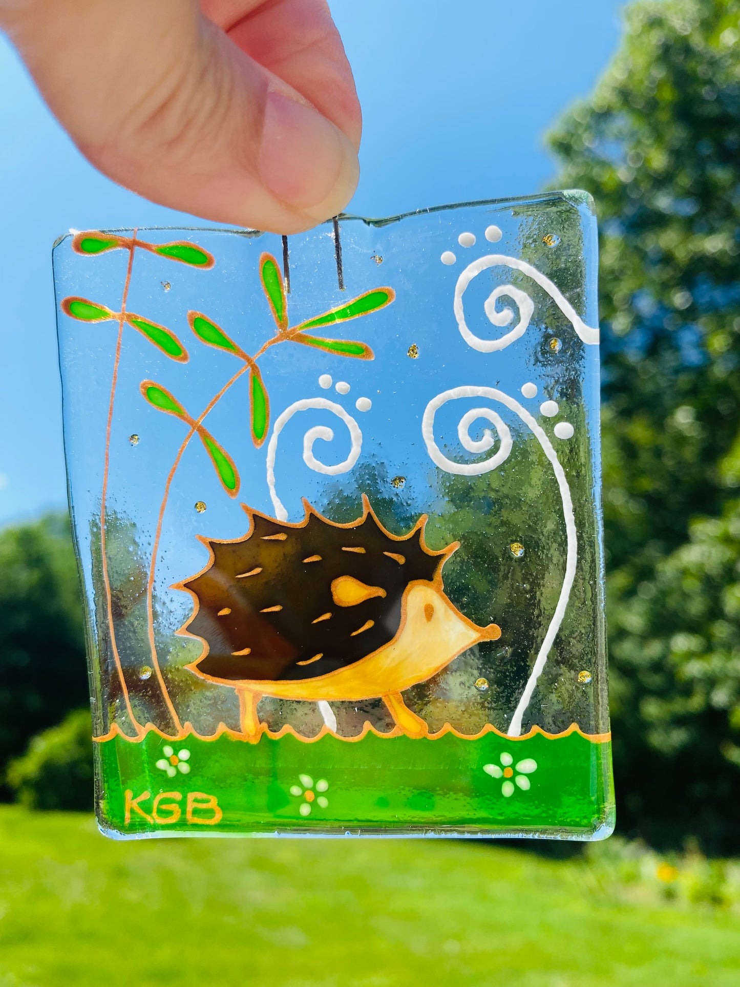 Hedgehog Sun Catcher