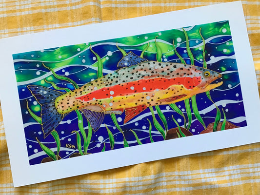 Rainbow Trout Art Print