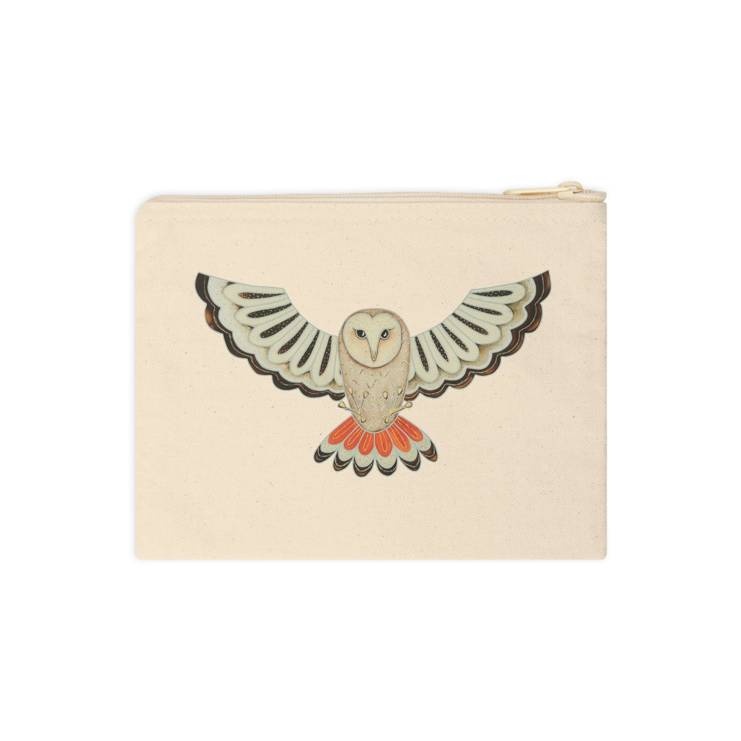 Barn Owl Accessory Zipper Pouch