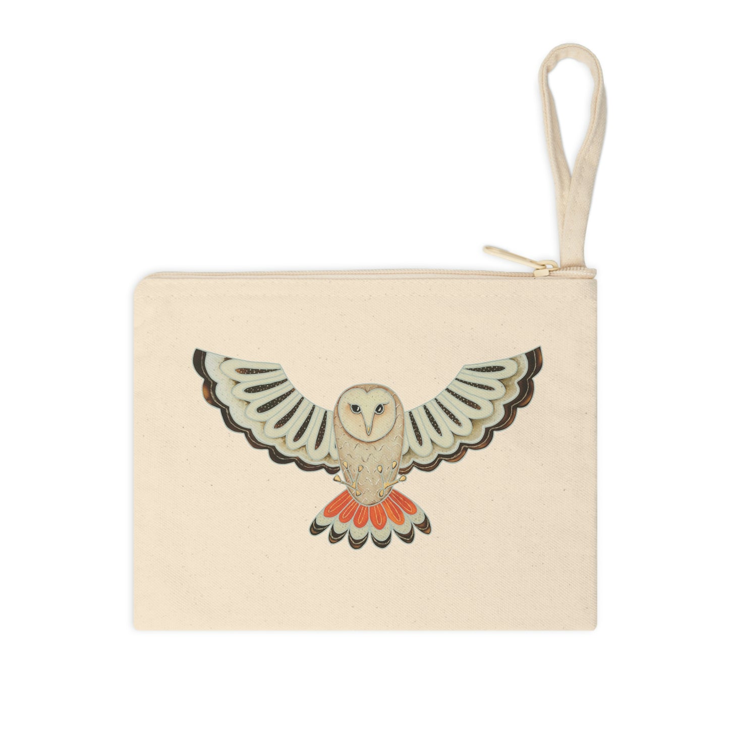 Barn Owl Accessory Zipper Pouch